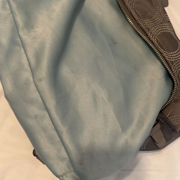 Coach Madison Maggie grey signature 2 hang tags excellent pre owned condition - Picture 7 of 12